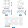 16Pcs 2 Style Transparent Plastic Antislip Furniture Foot Pads DIY-BC0004-99-2
