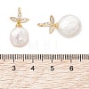 Natural Baroque Keshi Pearl Pendants PALLOY-JF05191-4