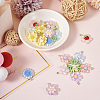 20Pcs 10 Styles Translucent Resin & Acrylic Pendants RESI-TA0002-50-5