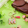 Fruit Series Letter Resin Keychains KEYC-TAC0033-02M-5