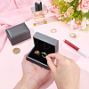 PU Leather Jewelry Couple Ring Packing Boxes CON-CL0001-27B-3