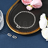 3Pcs 925 Sterling Silver Spring Gate Rings STER-BBC0008-64A-S-5