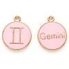 Alloy Enamel Pendants X-ENAM-S124-01A-09I-1