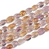 Natural Amethyst and Citrine Beads Strands G-D0002-D77-1
