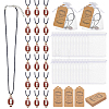 36Pcs Waxed Cord Necklace NJEW-OC00009-1