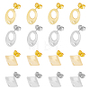 Unicraftale 304 Stainless Steel Stud Earring Findings STAS-UN0007-94-1