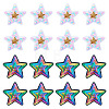24Pcs 2 Colors Polyester Heat Transfer Vinyl Sheets PATC-TA0001-16-1