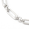 304 Stainless Steel Figaro Chain Bracelets X-BJEW-JB06446-5