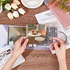 Square PVC Loose Leaf Binder Postcard Phote Album with 50 Pockets Transparent Sleeve Protectors Sets DIY-CP0008-01-4
