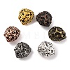 Tibetan Style Alloy Animal Lion Head Beads PALLOY-A063-02-1