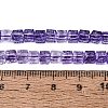 Crackle Transparent Glass Beads Strands GLAA-N062-4mm-10-2