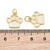 Brass with White Shell Pendants CU-CBA9482-04G-01-3