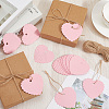 100Pcs Lace Edged Heart Paper Gift Tags CDIS-CP0001-01A-3