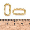 Brass Spring Gate Clasps
 KK-CBA50B0-34G-3