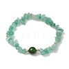 Rhombus Natural Gemstone Beads Stretch Bracelets for Women BJEW-JB10984-3