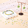 4 Strands 4 Colors AB Color Plated Opaque Glass Beads Strands GLAA-TADJ0001-20C-7