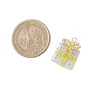 Glass Seed Beaded Christmas Gift Pendants PALLOY-MZ00899-03-2