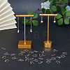 80Pcs 4 Colors Eco-Friendly Plastic Earring Hooks STAS-FH0002-15-5