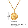 304 Stainless Steel Pendant Necklaces for Women WG8B2D1-03-1