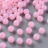 Opaque Acrylic Beads X-MACR-S370-C6mm-A01-1