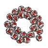 Christmas Handmade Lampwork Enamel Beads LAMP-C020-03B-1