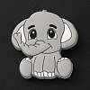 Elephant Silicone Beads SIL-WH0002-83B-1