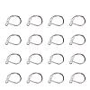 304 Stainless Steel Leverback Earring Findings X-STAS-L190-14P-1