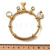 304 Stainless Steel Charm Bangles for Women BJEW-Z141-03G-5