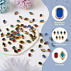 Kissitty 104pcs 13 style Electroplate Glass Beads Strands EGLA-KS0001-01-16
