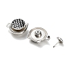 Cat Head Shape Alloy Enamel Adjustable Jean Button Pins MRMJ-P021-01P-2