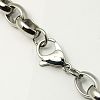304 Stainless Steel Necklaces NJEW-C074-17-3