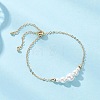 Brass Cable Chains Slider Bracelets BJEW-JB12813-01-1