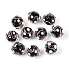 Handmade Gold Sand Lampwork Beads LAMP-N038-01A-1