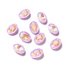Mocha Fluorescent Style Glass Rhinestone Cabochons X-GGLA-M005-01A-371MK-1