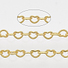 Brass Heart Link Chains CHC-T008-03G-01-1