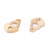 201 Stainless Steel Charms STAS-B001-09G-2