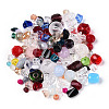Mixed Style Painted Glass Beads GLAA-T029-19-2