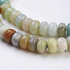 Natural Flower Amazonite Beads Strands G-J375-13-5x8mm-3