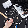 1Roll ABS Plastic Imitation Pearl Beads KY-PA0001-21B-3