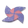 Independence Day Printed Transparent Acrylic Pendants OACR-B055-02F-2