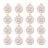 Golden Plated Alloy Charms X-ENAM-S118-01Z-2