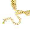 Rack Plating Brass Twisted Chain Bracelet Making KK-G501-03A-G-3