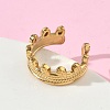 304 Stainless Steel Cuff Open Rings for Women RJEW-L341-02A-G-3