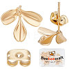 20Pcs Brass Stud Earring Findings KK-BBC0007-10-1