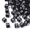 Opaque Acrylic Beads X-SACR-N002-01G-1