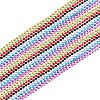 24Pcs 8 Colors Iron Round Ball Chains CH-FH0001-01-1