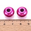 UV Plating Opaque Acrylic European Beads PACR-T017-19M-11-3
