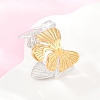 304 Stainless Steel Cuff Open Rings RJEW-Z138-01GP-03-1