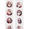 Christmas Round with Word Roll Stickers DIY-S045-01J-1