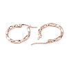304 Stainless Steel Hoop Earrings STAS-TAC0001-11B-RG-2